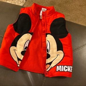 Fleece lined vest